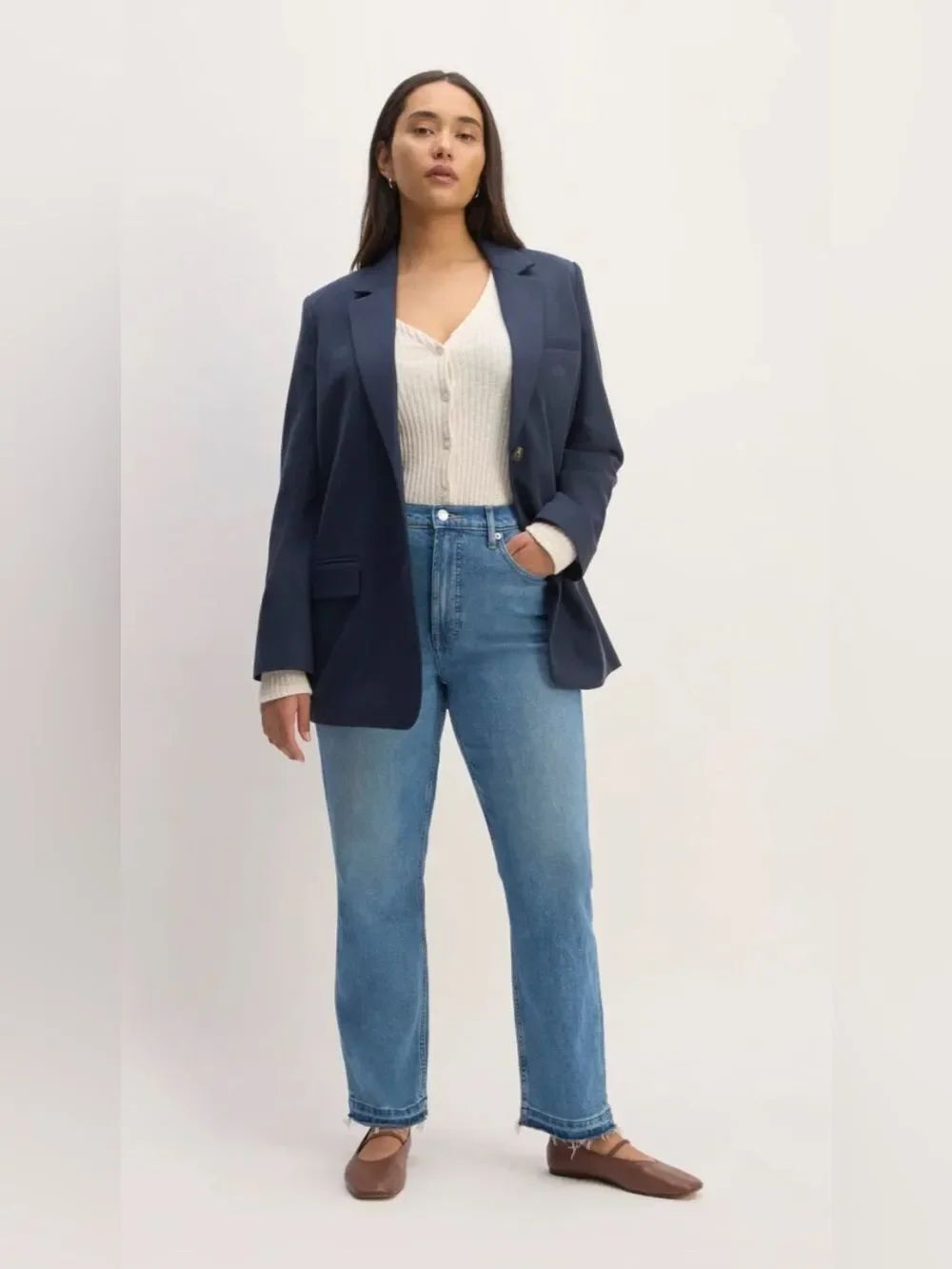 New Everlane The Original Cheeky Jean in VINTAGE WASH Size 31S